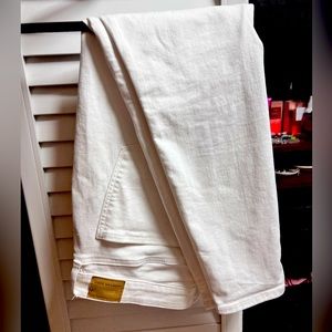 American Eagle Next Level Stretch High Rise Jeggings White Size 14 X-Short